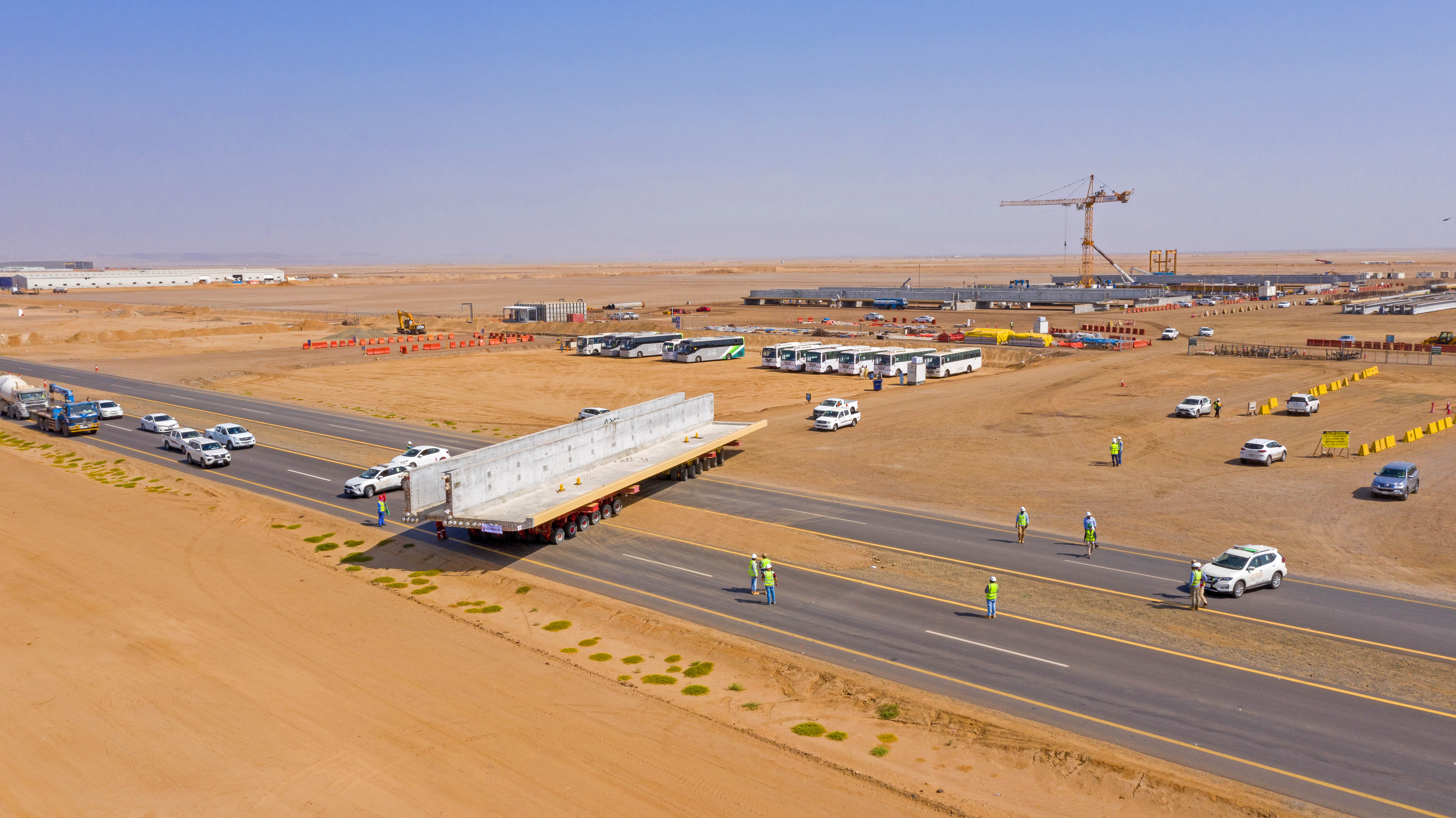 An innovative bridge installation solution in Saudi Arabia that saves time
