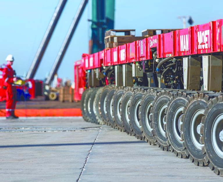 Spmt Pipe Rack Pipe racks installed with minimized disruption