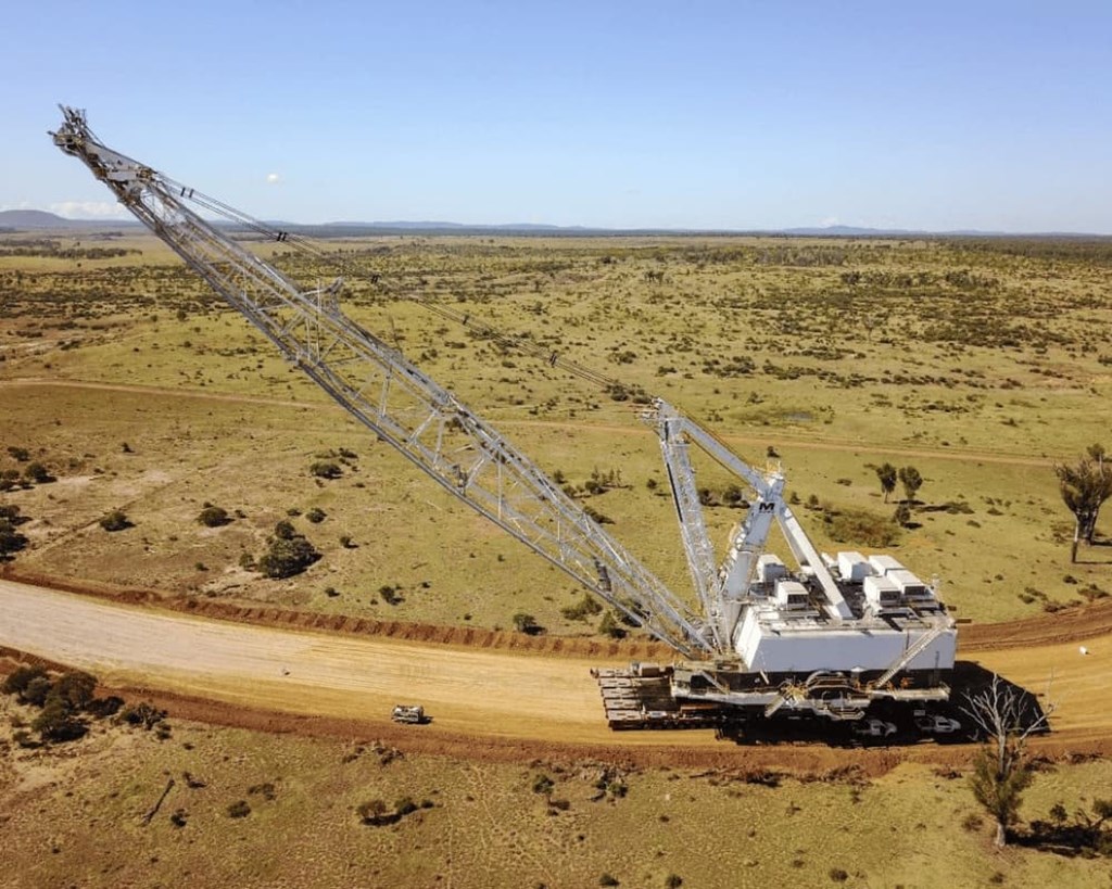 First dragline transport in Australia Mammoet news