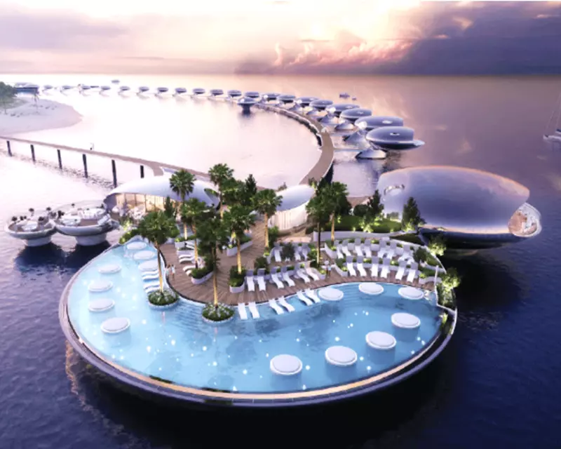 Mammoet Red Sea project artistic impression