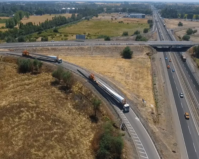Mammoet onshore wind parts transport