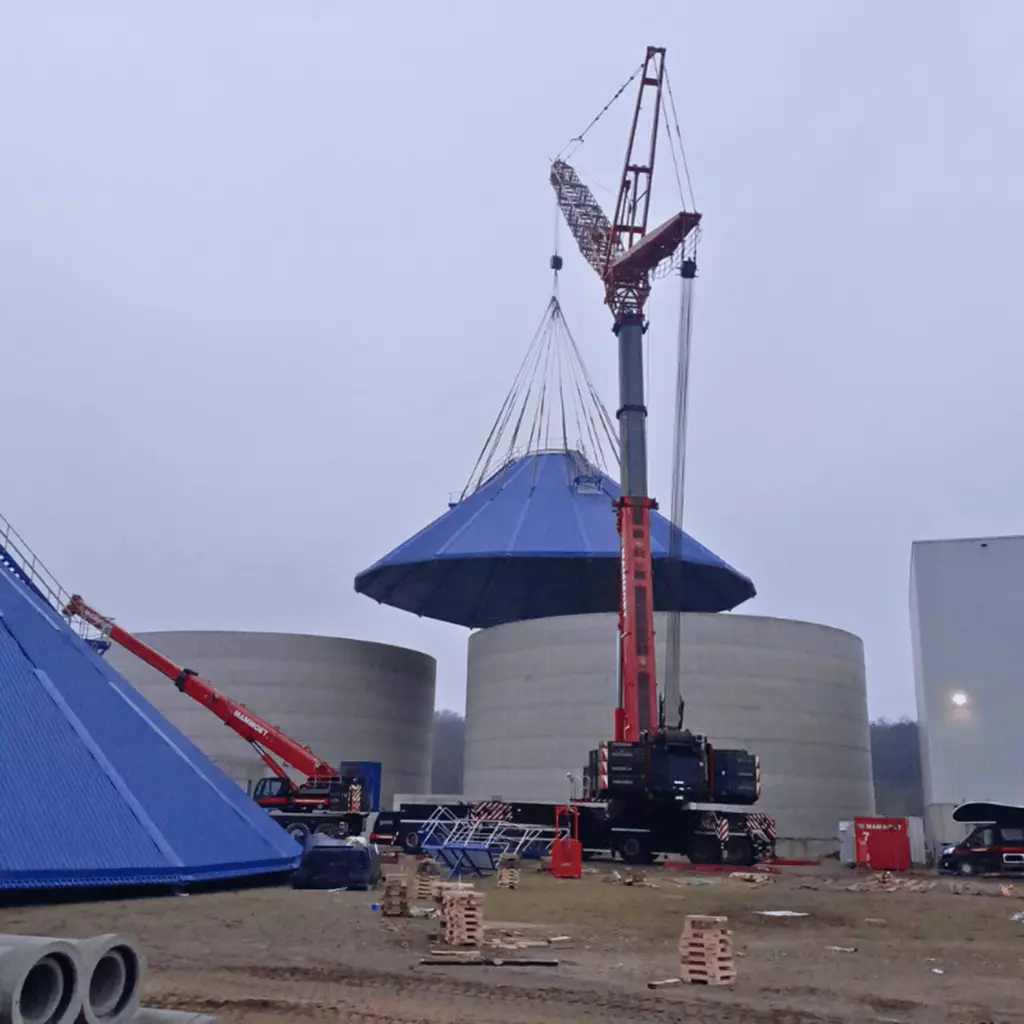 Supporting the construction of UPM's biorefinery | Mammoet case study
