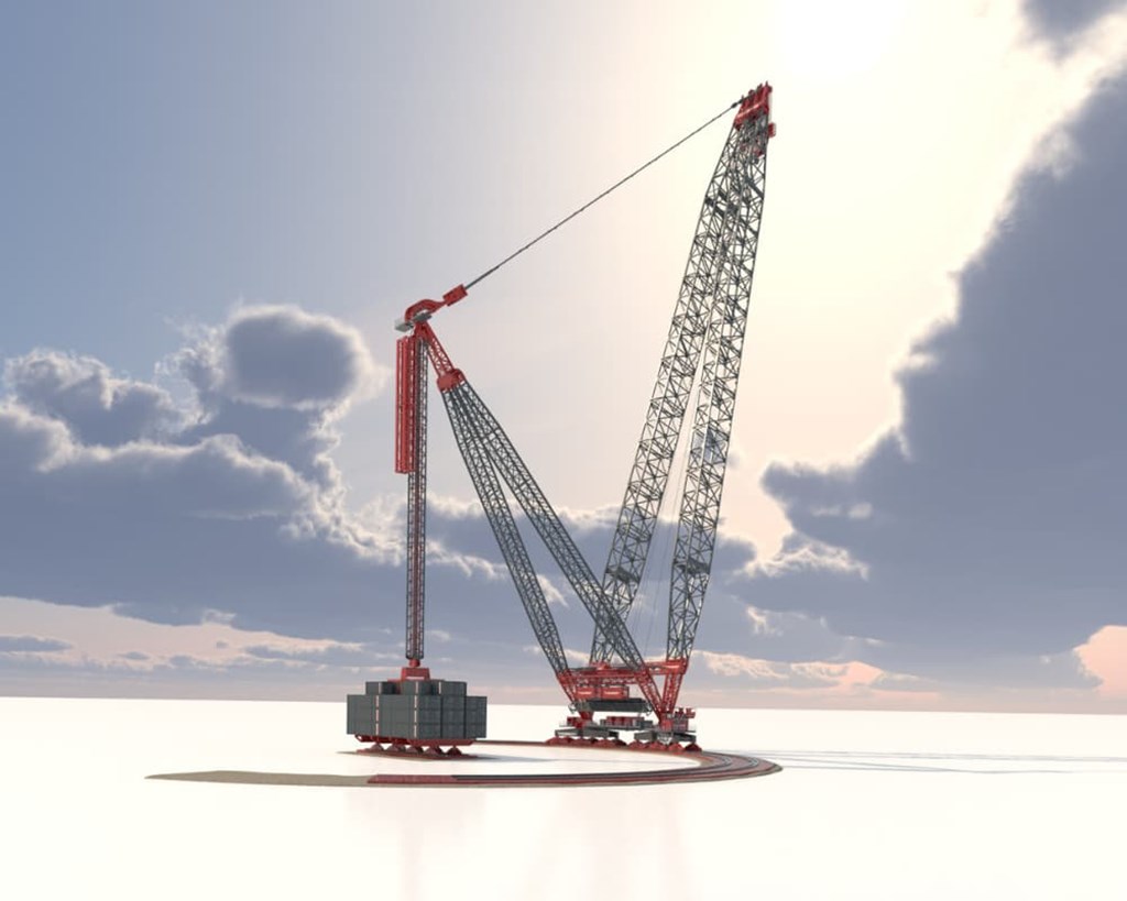 SK6,000 ring crane design